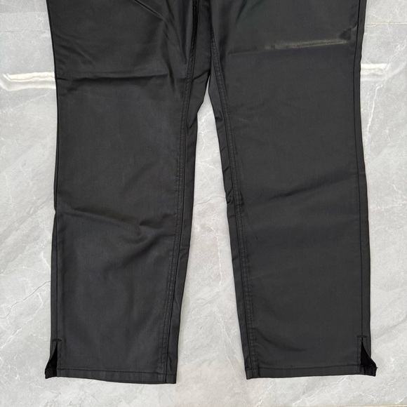 NWOT Women’s Edgely By Maurices High Rise Slim Faux Leather Pants Plus Size 20W - Picture 6 of 16